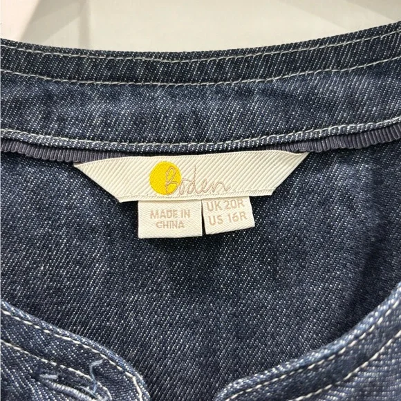 Boden Blue Denim Dress - Picture 3 of 3
